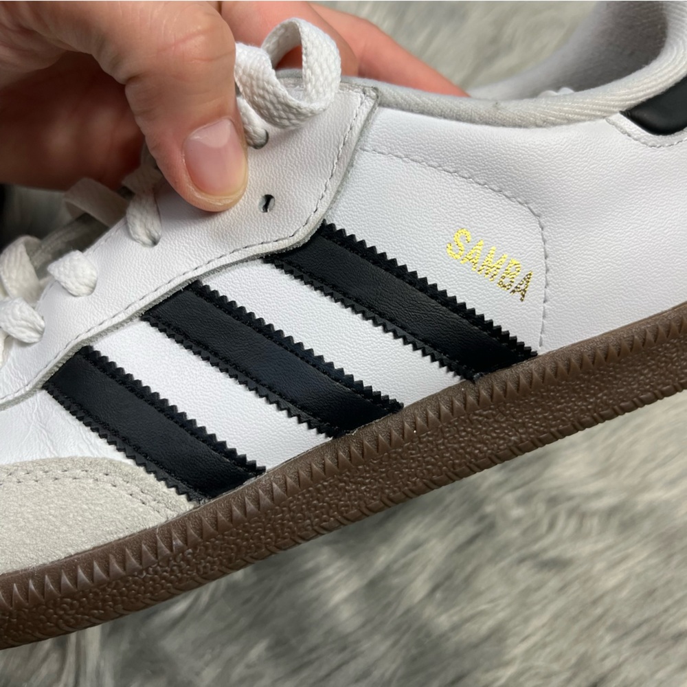 Adidas classic samba indoor soccer shoes white size 10.5 - Picture 13 of 16